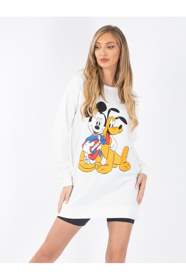 Bluza Lunga Dama Azaria Alb