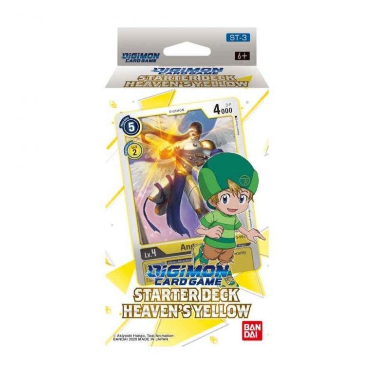 Joc de carti Digimon Card Game Starter Deck Heavens Yellow ST 3, limba engleza, extensie