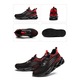 Защитни Работни Обувки Indestructible с метално бомбе, S3, Черно / Червено, 41