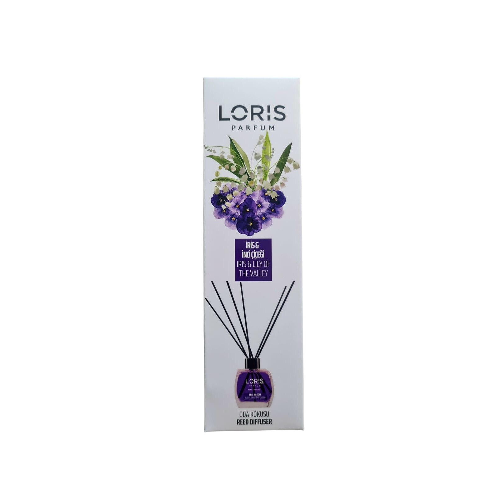 Odorizant de camera Loris 120 ml, Iris si crin salbatic
