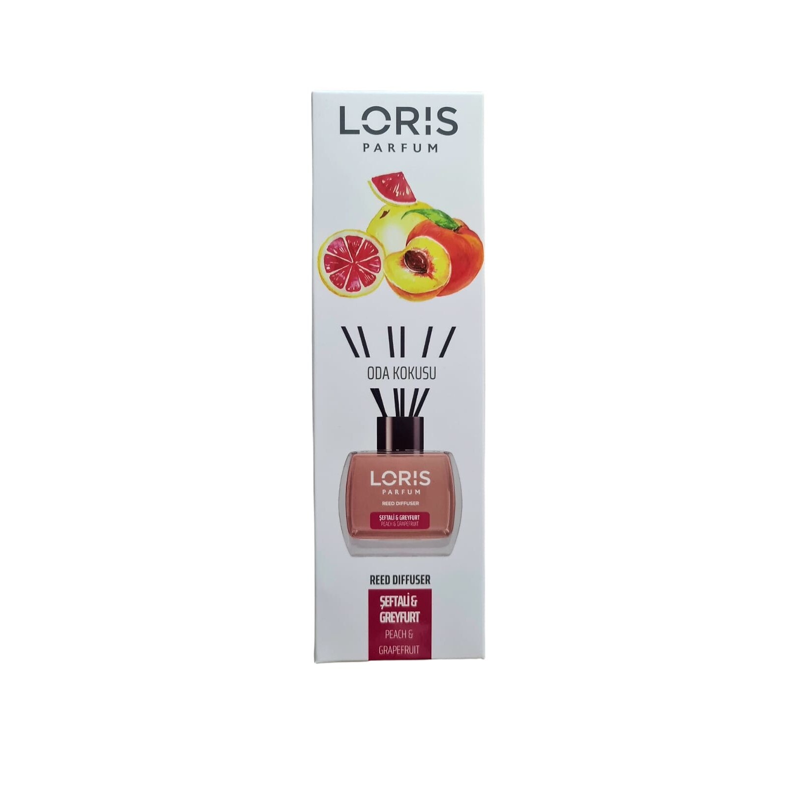 Odorizant de camera Loris 120 ml, Piersica si grapefruit