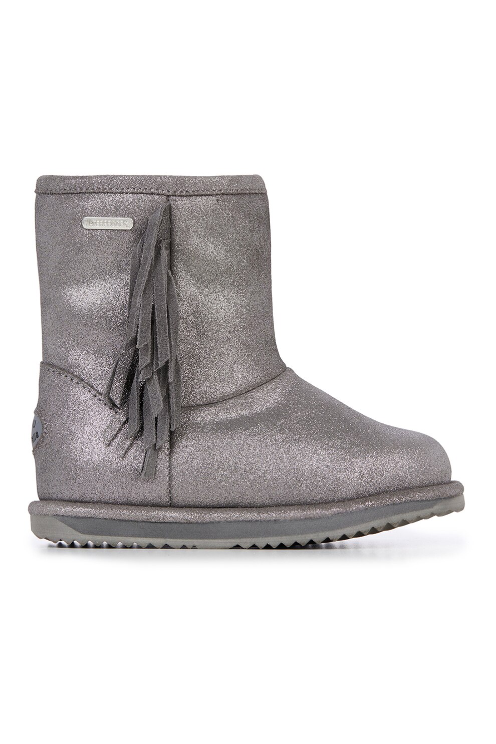 Emu, Ghete de piele intoarsa, fara inchidere, stralucitoare Brumby, Maro taupe deschis