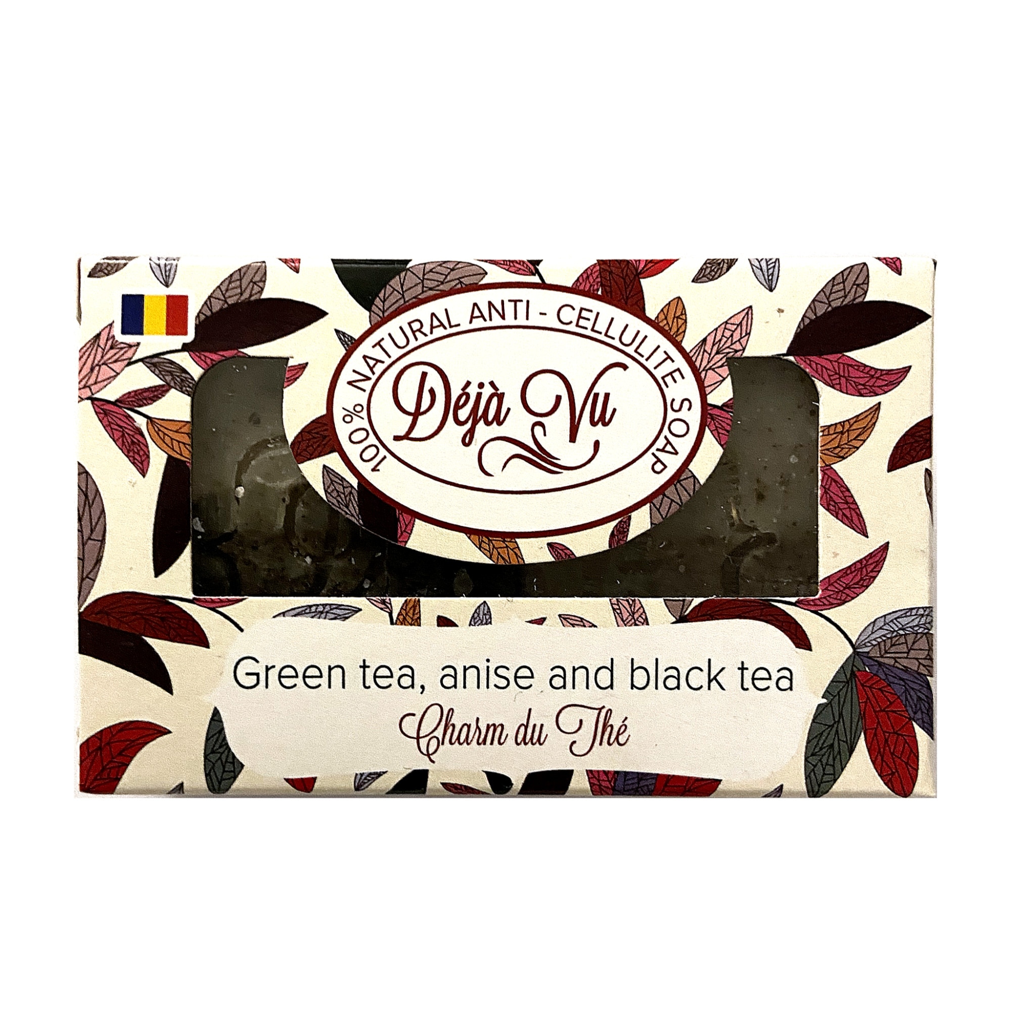 Sapun Deja Vu Natural, preset la rece, Ceai Verde, Anason si Ceai Negru, 8 x 4 x 2 cm, 90 g