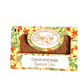 Sapun Deja Vu Natural, preset la rece, Morcov si Salvie , 8 x 4 x 2 cm, 90 g Sapun Deja Vu Natural, preset la rece, Morcov si Salvie , 8 x 4 x 2 cm, 90 g