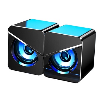 Set 2 boxe MC, V-116, 2.0, 3W x 2, Lumina LED, AUX, USB, Negru Set 2 boxe MC, V-116, 2.0, 3W x 2, Lumina LED, AUX, USB, Negru