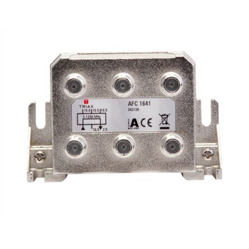 Splitter 4 iesiri TAP 16dB, 5-1200 MHz, CATV cu DOCSIS 2.0 / 3.0 / 3.1, Triax, seria PLATINUM - AFC 1641 Splitter 4 iesiri TAP 16dB, 5-1200 MHz, CATV cu DOCSIS 2.0 / 3.0 / 3.1, Triax, seria PLATINUM - AFC 1641
