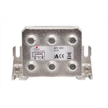 Splitter 4 iesiri TAP 12dB, 5-1200 MHz, CATV cu DOCSIS 2.0 / 3.0 / 3.1, Triax, seria PLATINUM - AFC 1241 Splitter 4 iesiri TAP 12dB, 5-1200 MHz, CATV cu DOCSIS 2.0 / 3.0 / 3.1, Triax, seria PLATINUM - AFC 1241