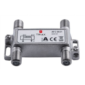 Splitter 2 iesiri TAP 8.5dB, 5-1200 MHz, CATV cu DOCSIS 2.0 / 3.0 / 3.1, Triax, seria PLATINUM - AFC 0921 Splitter 2 iesiri TAP 8.5dB, 5-1200 MHz, CATV cu DOCSIS 2.0 / 3.0 / 3.1, Triax, seria PLATINUM - AFC 0921