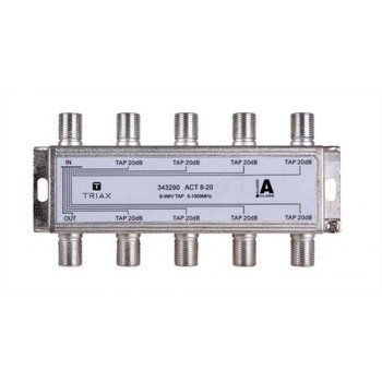 Splitter 8 iesiri TAP 20dB, 5-1000 MHz, Triax, seria GOLD - ACT 8-20 Splitter 8 iesiri TAP 20dB, 5-1000 MHz, Triax, seria GOLD - ACT 8-20