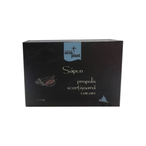 Sapun solid Nera Plant cu propolis, scortisoara si cacao, 110g