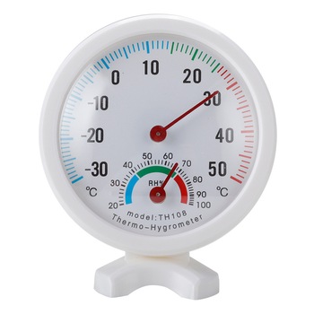 Termometru/Higrometru de precizie, TH-108, Pointer, Fara baterii, Alb Termometru/Higrometru de precizie, TH-108, Pointer, Fara baterii, Alb