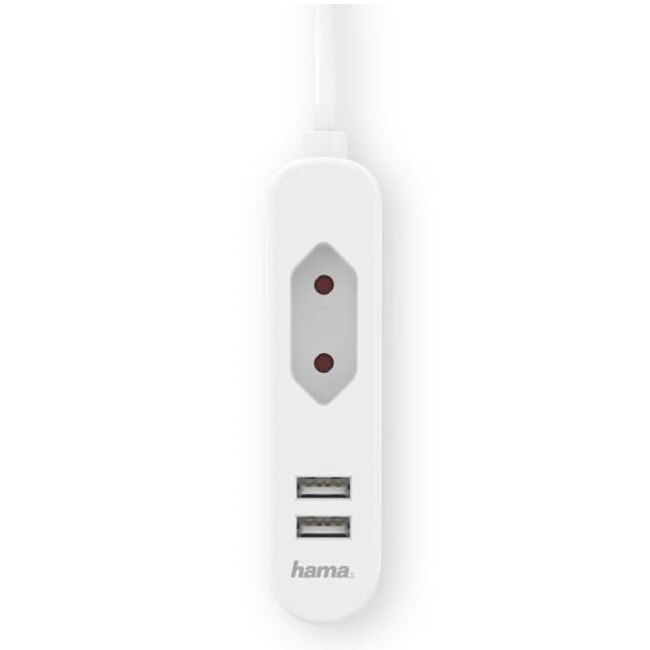 Incarcator de retea Hama 133751, 220 V, 2 x USB, 2,4 A, soclu Euro, universal, alb