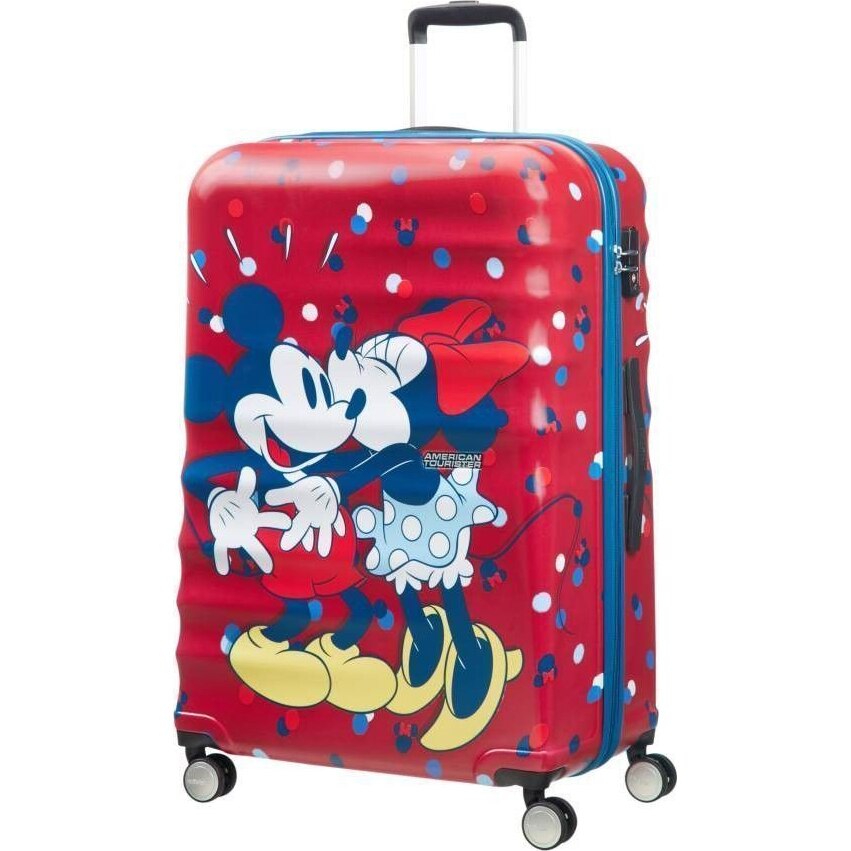 Troler American Tourister At-Wavebreaker, Minnie-Loves-Mickey, 52 x 29 x 77