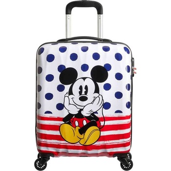 Troler American Tourister Disney-Legends, Mickey-Blue-Dots, 40 x 20 x 55
