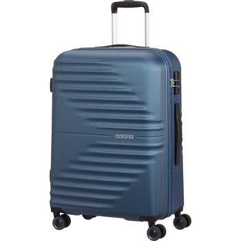 Troler American Tourister Wavetwister, Albastru, 47 x 27 x 66 Troler American Tourister Wavetwister, Albastru, 47 x 27 x 66