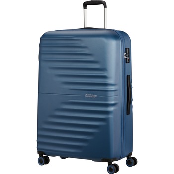 Troler American Tourister Wavetwister, Albastru, 52 x 29 x 77 Troler American Tourister Wavetwister, Albastru, 52 x 29 x 77