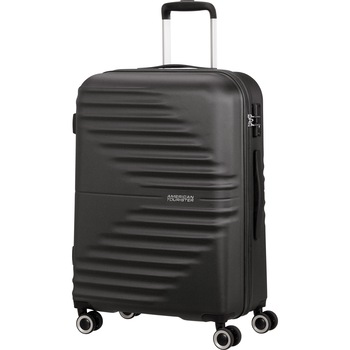 Troler American Tourister Wavetwister, Negru, 47 x 27 x 66 Troler American Tourister Wavetwister, Negru, 47 x 27 x 66