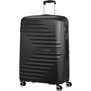 Troler American Tourister Wavetwister, Negru, 52 x 29 x 77 Troler American Tourister Wavetwister, Negru, 52 x 29 x 77