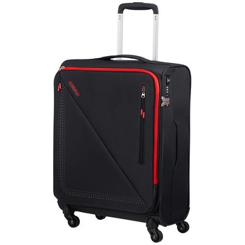 Troler American Tourister Lite-Volt, Negru-Rosu, 40 x 20 x 55 Troler American Tourister Lite-Volt, Negru-Rosu, 40 x 20 x 55