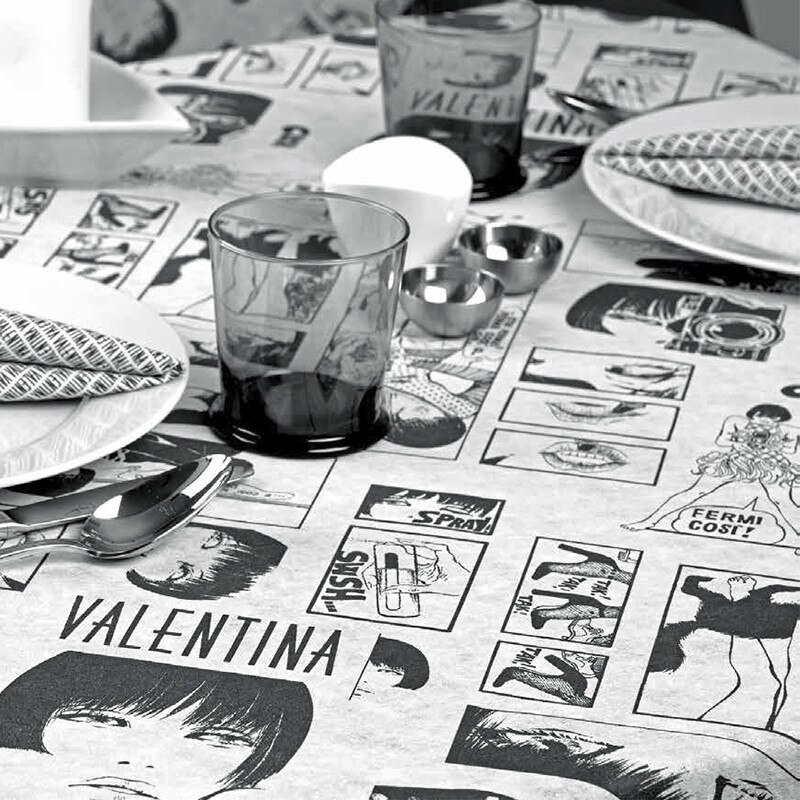 Fete de masa, 100x100cm, Pachet 20 bucati - UBELLA, Valentina Nero