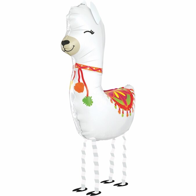 Balon Folie Llama, Multicolor, 104 cm