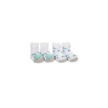 Set 2 perechi sosete bebe Iepuras albastru 12 18 luni Set 2 perechi sosete bebe Iepuras albastru 12 18 luni