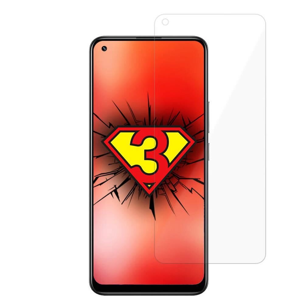 Folie Protectie Sticla Flexibila 3MK Lite pentru Realme 8 Pro, Tehnologie Fit in, 6H, 0.16 mm, Transparenta