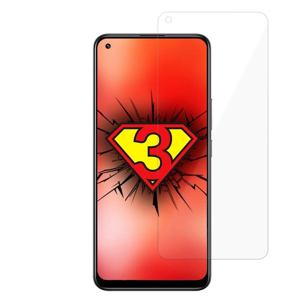 Folie Protectie Sticla Flexibila 3MK Lite pentru Realme 8 5G, Tehnologie Fit in, 6H, 0.16 mm, Transparenta