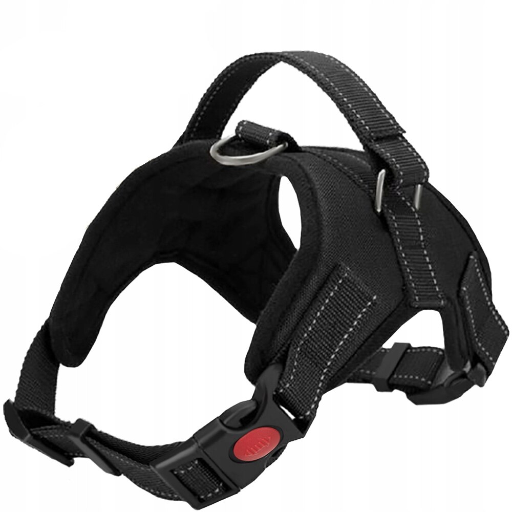 Ham reglabil pentru catei, Zola®, ajustabil, carlig pentru lesa, prindere catarama, negru , Marimea L