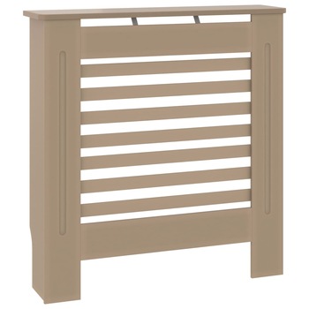 Masca de calorifer, vidaXL, MDF, sipci orizontale, 78 x 19 x 81,5 cm, Maro Masca de calorifer, vidaXL, MDF, sipci orizontale, 78 x 19 x 81,5 cm, Maro