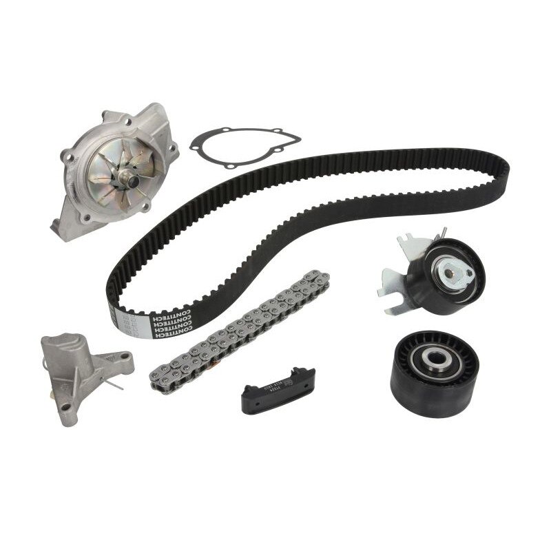 Set curea distributie si pompa apa Hepu Ford Focus II,Kuga I,C Max;S Max,Volvo C30/C70II,S40 II,S80II,V50,V70III,Citroen C4,C4 Grand Picasso I,C5II,C5III,C8,Jumpy,Peugeot 308,407,508 2,0D 10.2003-2018