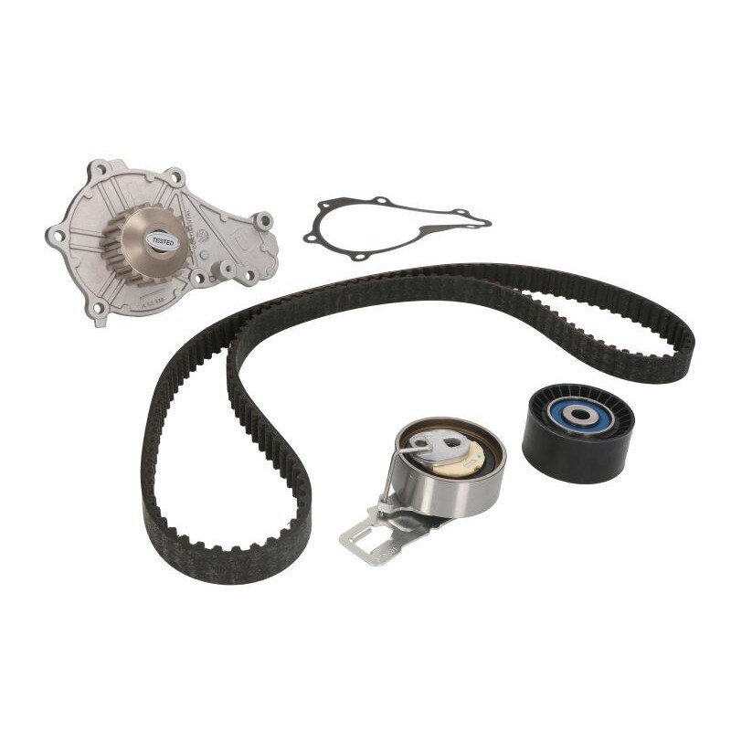 Set distributie si pompa apa Hepu Ford Focus III,Kuga II,B Max,C Max,Peugeot 3008,5008,Citrown Berlingo ,Multispace,C3 II/III,Picasso C4,Grand Picasso II,C4 II 1,5D/1,6D 04.2008-