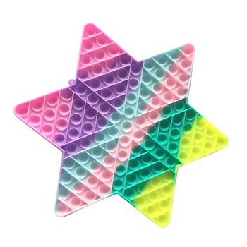 Joc interactiv din silicon moale , jucarie antistres, Pop it Now , dimensiune 34x34 cm , multicolor Selling Depot ® Joc interactiv din silicon moale , jucarie antistres, Pop it Now , dimensiune 34x34 cm , multicolor Selling Depot ®