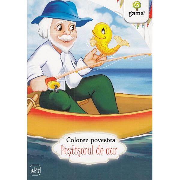 Pestisorul de aur. Colorez povestea