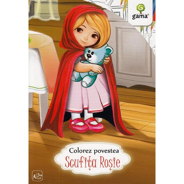 Scufita Rosie. Colorez povestea