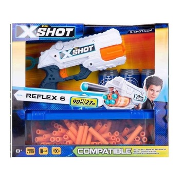 Pistol Zuru X-Shot cu 200 de proiectile incluse Pistol Zuru X-Shot cu 200 de proiectile incluse