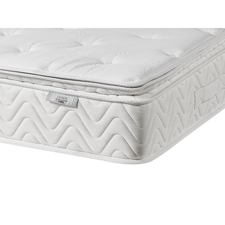 Táskarugós Memóriahabos Matrac Levehető Huzattal 140 x 200 cm LUXUS