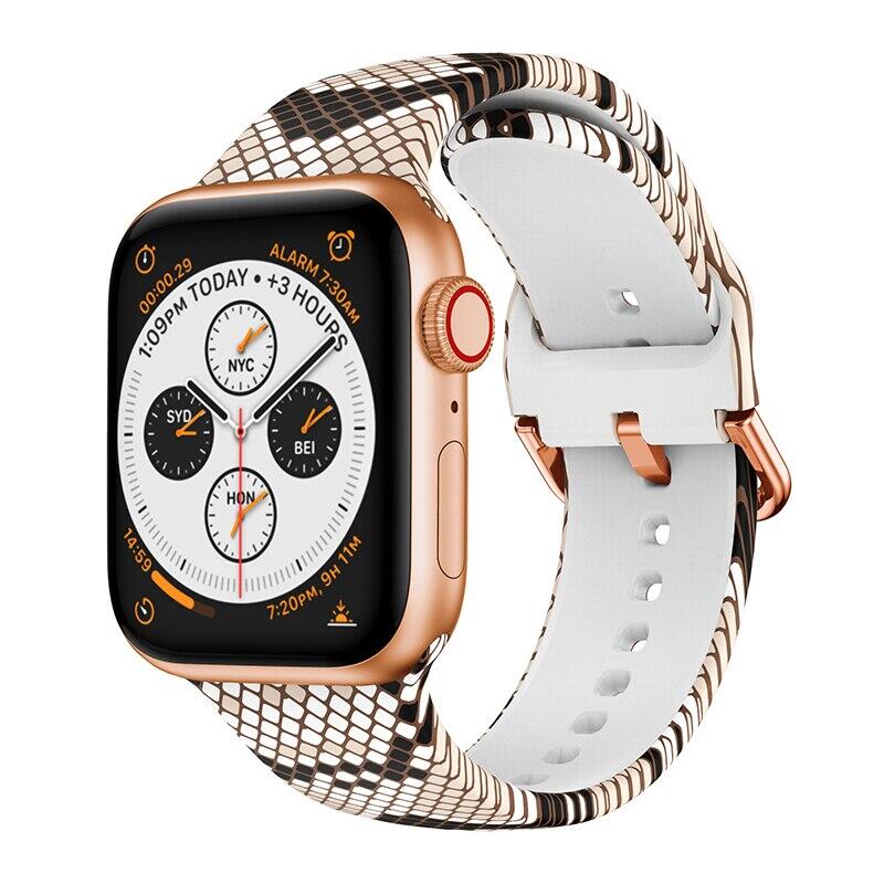 Curea silicon Smartech compatibila Apple Watch versiune 1/2/3/4/5/6 (42/44mm) V8
