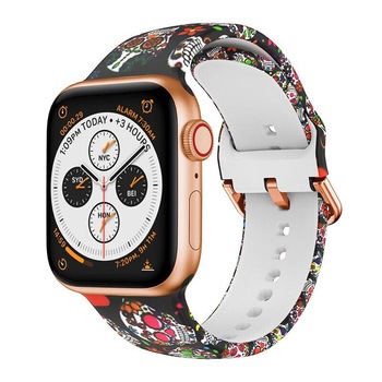 Curea silicon Smartech compatibila Apple Watch versiune 1/2/3/4/5/6 (42/44mm) V9 Curea silicon Smartech compatibila Apple Watch versiune 1/2/3/4/5/6 (42/44mm) V9