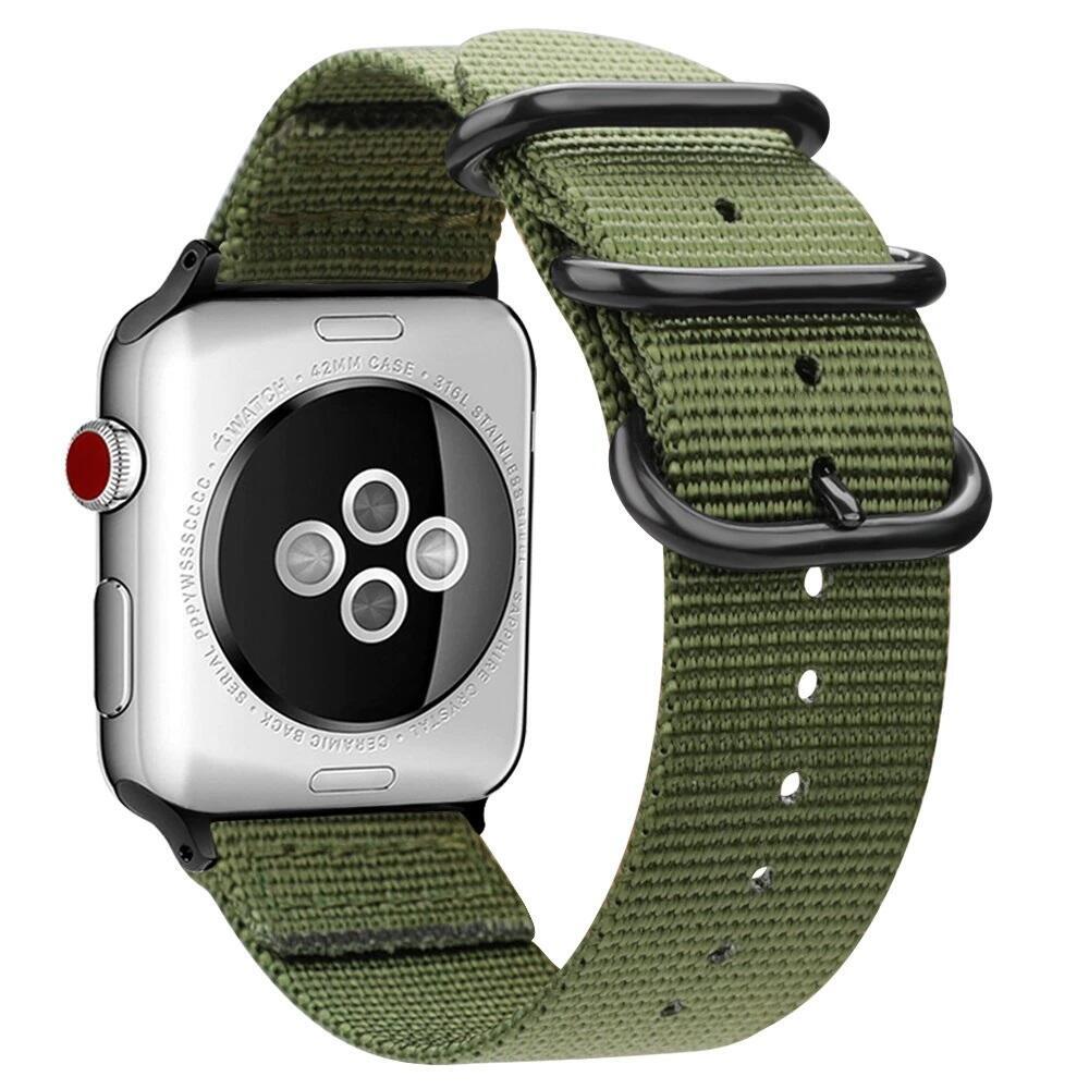 Curea textil Smartech compatibila Apple Watch versiune 1/2/3/4/5/6 (42/44mm) V1