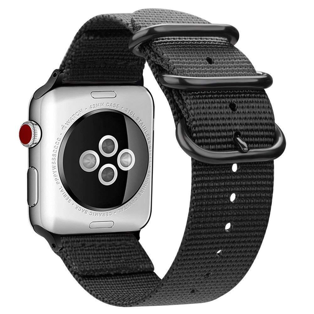 Curea textil Smartech compatibila Apple Watch versiune 1/2/3/4/5/6 (42/44mm) V3