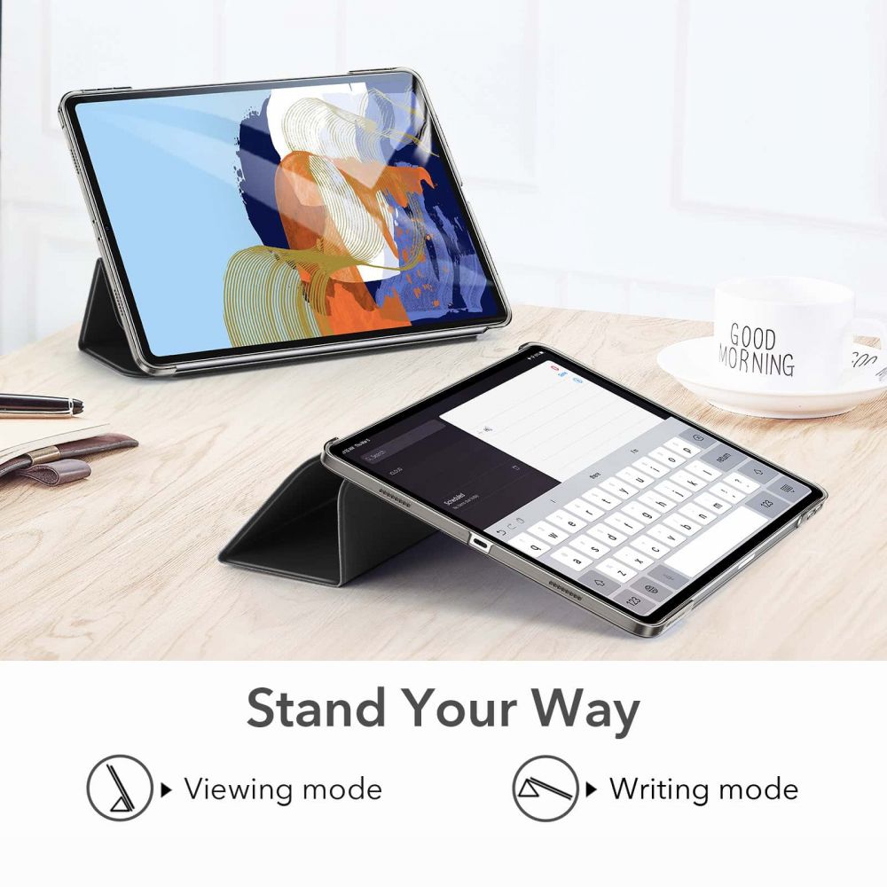 Husa ESR Ascend Trifold compatibila cu iPad Pro 11 inch (2021) Black