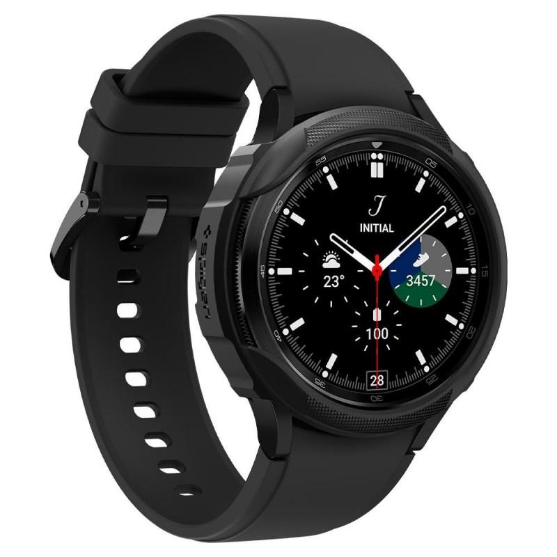 Carcasa Spigen Liquid Air compatibila cu Samsung Galaxy Watch 4 Classic (46mm) Matte Black
