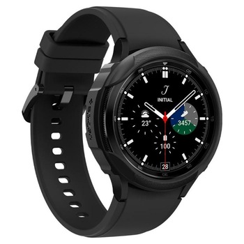 Carcasa Spigen Liquid Air compatibila cu Samsung Galaxy Watch 4 Classic (46mm) Matte Black Carcasa Spigen Liquid Air compatibila cu Samsung Galaxy Watch 4 Classic (46mm) Matte Black