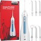 Irigator Bucal tip Dus Bucal Portabil, Zoopie® FLOSS, Oral, Gura, 1400 pulsatii/min, 4 Programe, 8 Viteze, Personalizare Pulsatii, Rezervor 200ml, 6 Duze incluse, Protectie supraincalzire, Materiale non-toxice, Alb