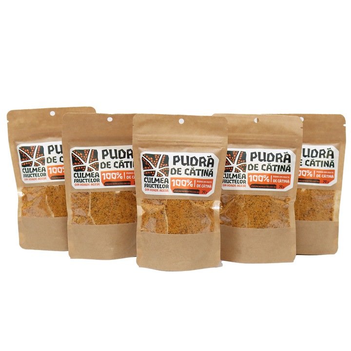 Set Pudra de Catina Culmea Fructelor, 5 pungi