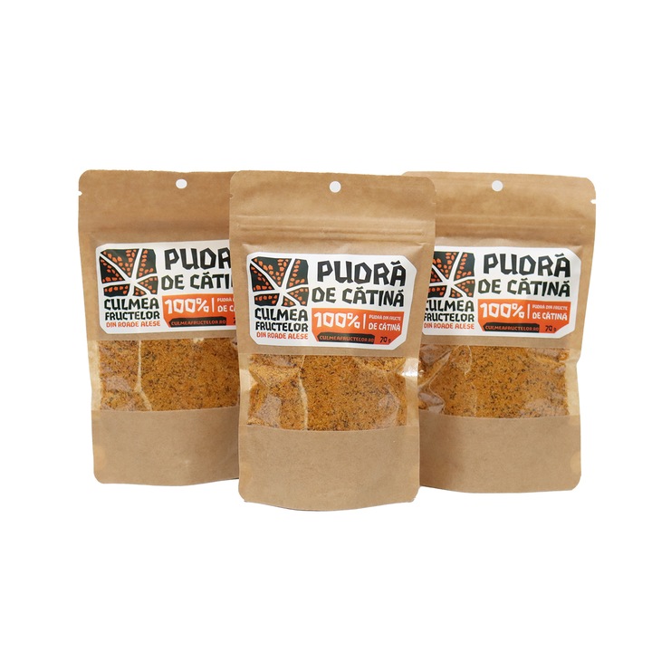 Set Pudra de Catina Culmea Fructelor, 3 pungi