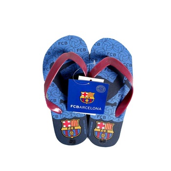 Papuci din cauciuc pentru baieti FC Barcelona SETINO 870-044AL, Albastru 11412 Papuci din cauciuc pentru baieti FC Barcelona SETINO 870-044AL, Albastru 11412