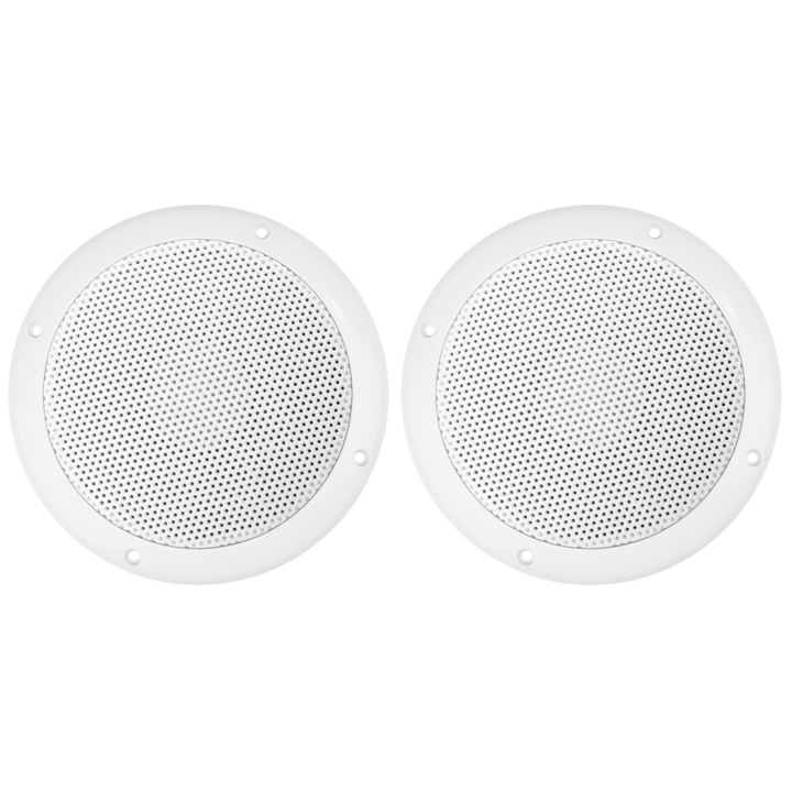Комплект високоговорители за таван, водоустойчиви, 4", 15W RMS, Power Dynamics MS40