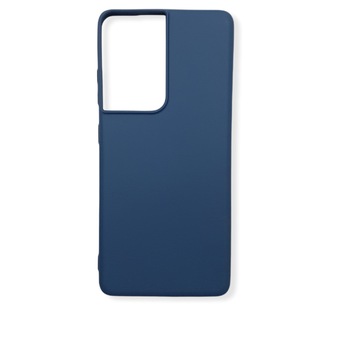 Husa protectie Forcell silicon pentru Samsung Galaxy S21 Ultra, Albastru